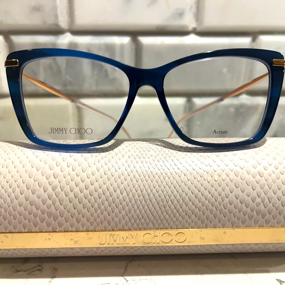 Jimmy Choo Glass frames & Jimmy Choo Case